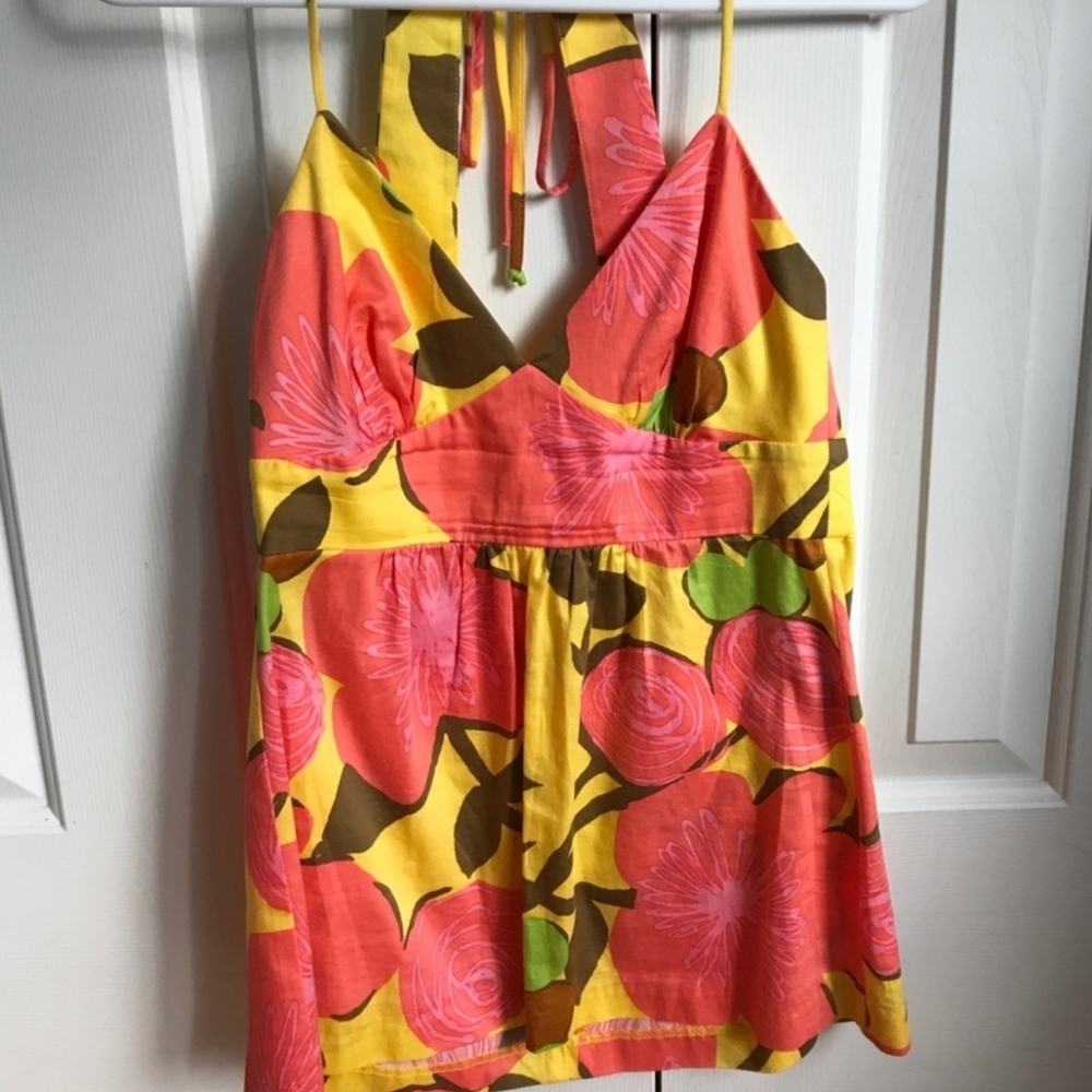 Trina Turk Floral Top size 4